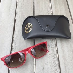 Authentic Ray-Ban Liteforce Red Sunglasses